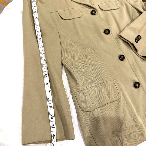 Vintage Tristan & Iseut Tan Safari Inspired Jacket, Size 11 - Picture 15 of 15